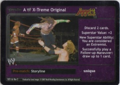 A <WWE logo> X-Treme Original